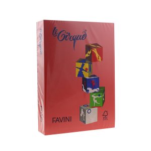 Carton color A4 Roșu 209 FAVINI 160 g/mp