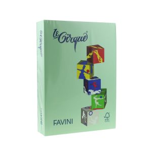 Carton color A4 Verde deschis 107 FAVINI 160 g/mp