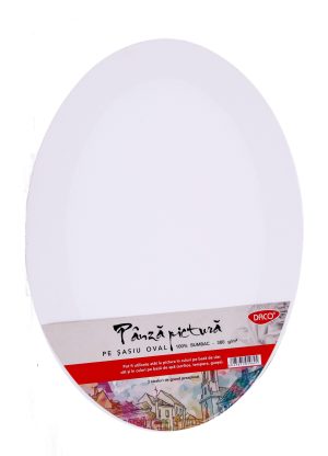 Pânză pictură pe șasiu oval 46x65 cm DACO