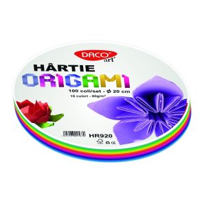 Hârtie origami 20 cm 80 g/mp DACO