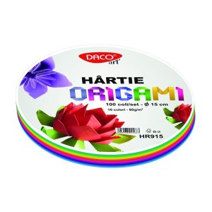 Hârtie origami 15 cm 80 g/mp DACO