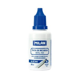 Rezervă cerneală marker tablă magnetică Albastru MILAN