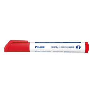Marker reîncărcabil tablă magnetică Roșu MILAN