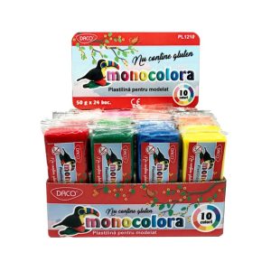 Plastilină 50 g Monocoloră DACO