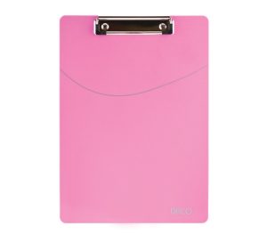 Clipboard simplu plastic A4 32.5x23 cm Roz DACO