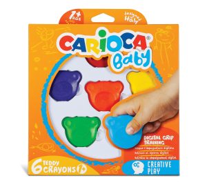 Creion cerat 6 culori Teddy CARIOCA