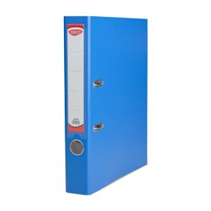 Biblioraft plastifiat 75 mm Albastru mediu DACO