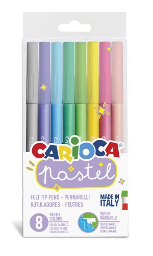 Carioca 8 culori pastel CARIOCA