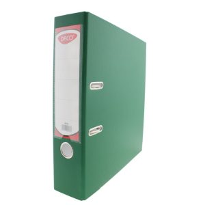 Biblioraft plastifiat 75 mm Verde DACO