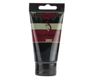 Culori acril 75 ml Negru DACO