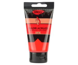 Culori acril 75 ml Roșu scarlet DACO