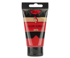 Culori acril 75 ml Roșu carmin DACO