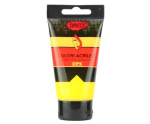 Culori acril 75 ml Galben mediu DACO