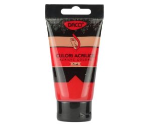 Culori acril 75 ml Roșu permanent DACO