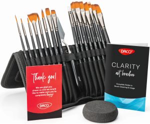 Pensule set 15+1 Clarity DACO