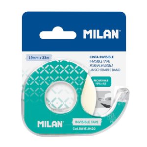 Bandă adezivă 19x33 invizibilă cu suport Verde MILAN