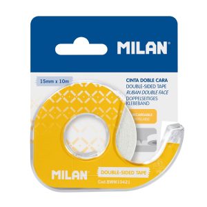 Bandă adezivă dublă 15x10 cu suport Galben MILAN
