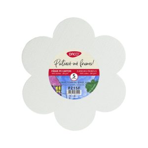 Pânză pictură pe carton Model floare Set 5 DACO
