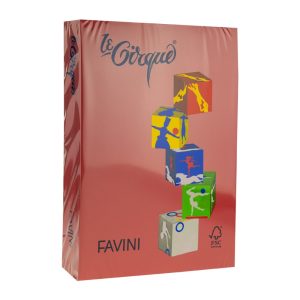 Carton color A4 Roșu rubin 210 FAVINI 160 g/mp