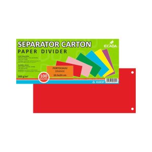 Separator carton set 100 Roșu ECADA
