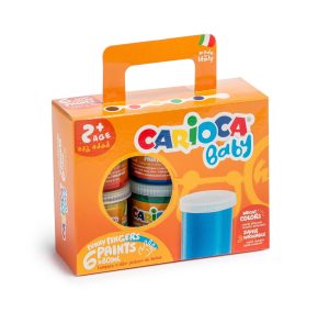 Acuarele 6x80 ml Finger CARIOCA KO032