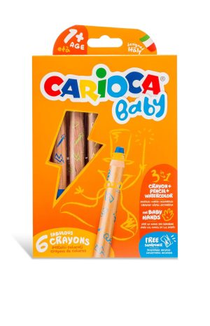 Creion color 6 culori 3 in 1 CARIOCA