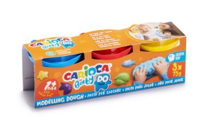 Plastilină ușoară 3x75 g Baby CARIOCA