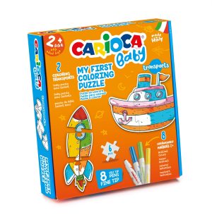 Set puzzle + 8 carioci Transports CARIOCA
