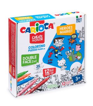 Set puzzle + 12 carioci Heroes&Market CARIOCA