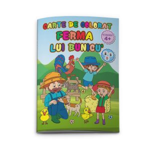 Carte de colorat A4 Ferma lui bunicu'