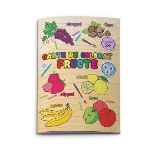 Carte de colorat A4 Fructe