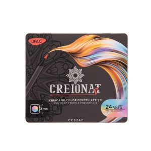 Creion color 24 culori pastel Creionat DACO