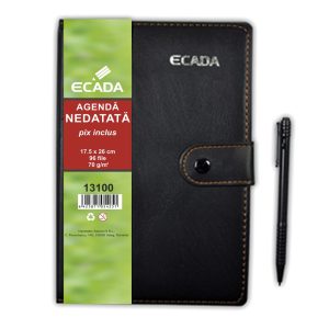 Agendă cu pix 175x250 mm ECADA