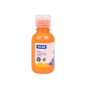 Tempera 125 ml Portocaliu MILAN 03432