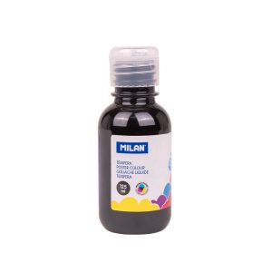 Tempera 125 ml Negru MILAN 03480