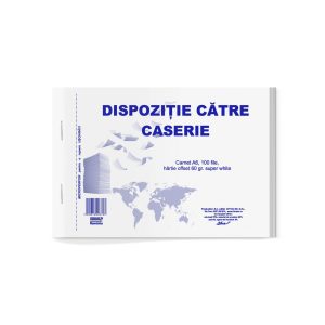Dispoziție casierie A6 L03707
