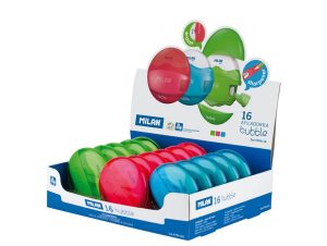 Ascuțitoare cu radieră BUBBLE MILAN