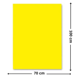 Carton color 220 g/mp 70 x 100 cm 10 coli Galben FAVINI
