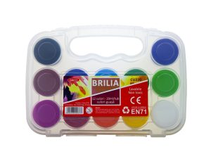 Culori guașă 12 culori 20 ml Brilia DACO