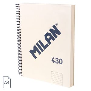 Caiet A4 120 file română spiră Bej MILAN