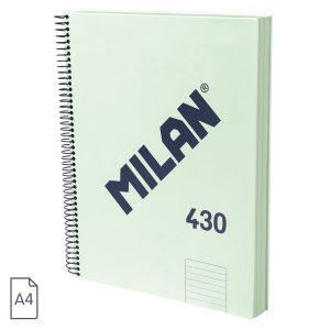 Caiet A4 120 file română spiră Verde MILAN