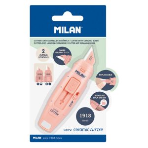 Cutter lamă ceramică stick Roz MILAN 6010108P