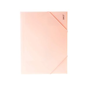 Mapă plastic cu elastic A4 Morandi nude DACO