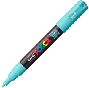 Marker acrilic POSCA PC-1M Verde aqua P6