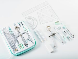 Trusă geometrie plastic DACO TG213