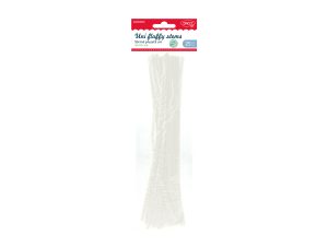 Accesorii craft - AD008W  Sârmă plușată alb