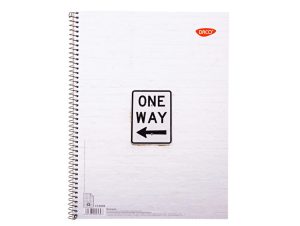 Caiet A4 80 file spiră copertă carton Română DACO