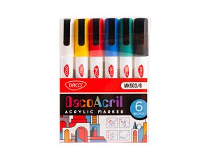 Marker acrilic set 6 DACO MK503/6