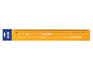 Șablon 25 cm Litere și cifre RIO
