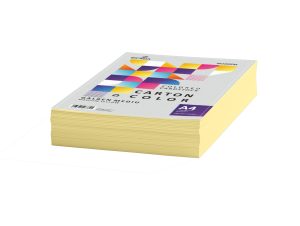 Carton color 160g/mp A4 250 coli ECADA Galben mediu